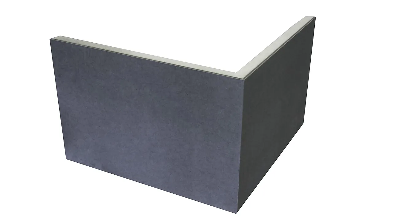 Fibercement L 600/600 JP200 hjørne null - null - 2 - Miniatyr
