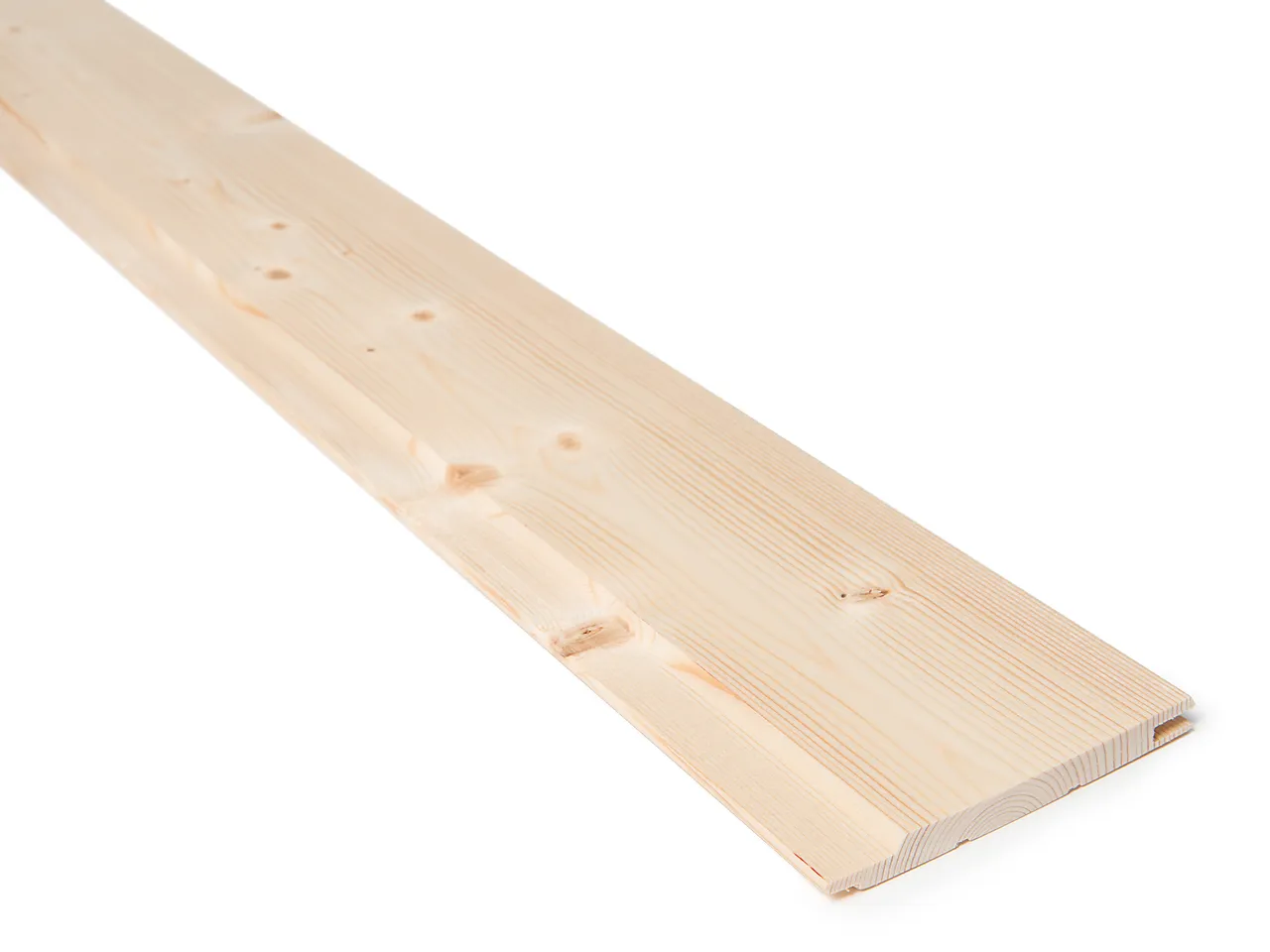 Gran 12X120 Skyggepanel med skrå kant Natur Gran 12X120 Skyggepanel med skrå kant Natur