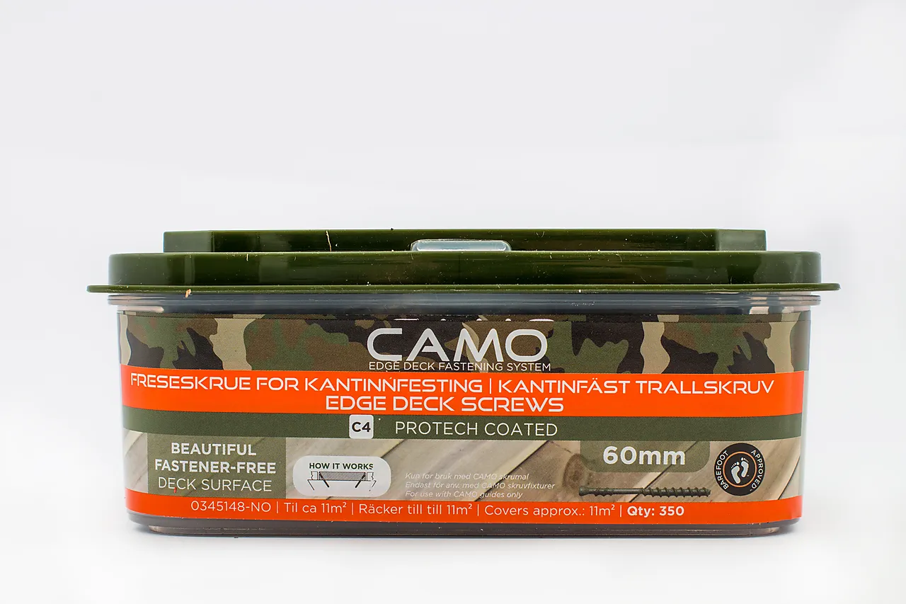 Camo terrasseskrue 1 bits C4 4,2x60 mm 350 stk