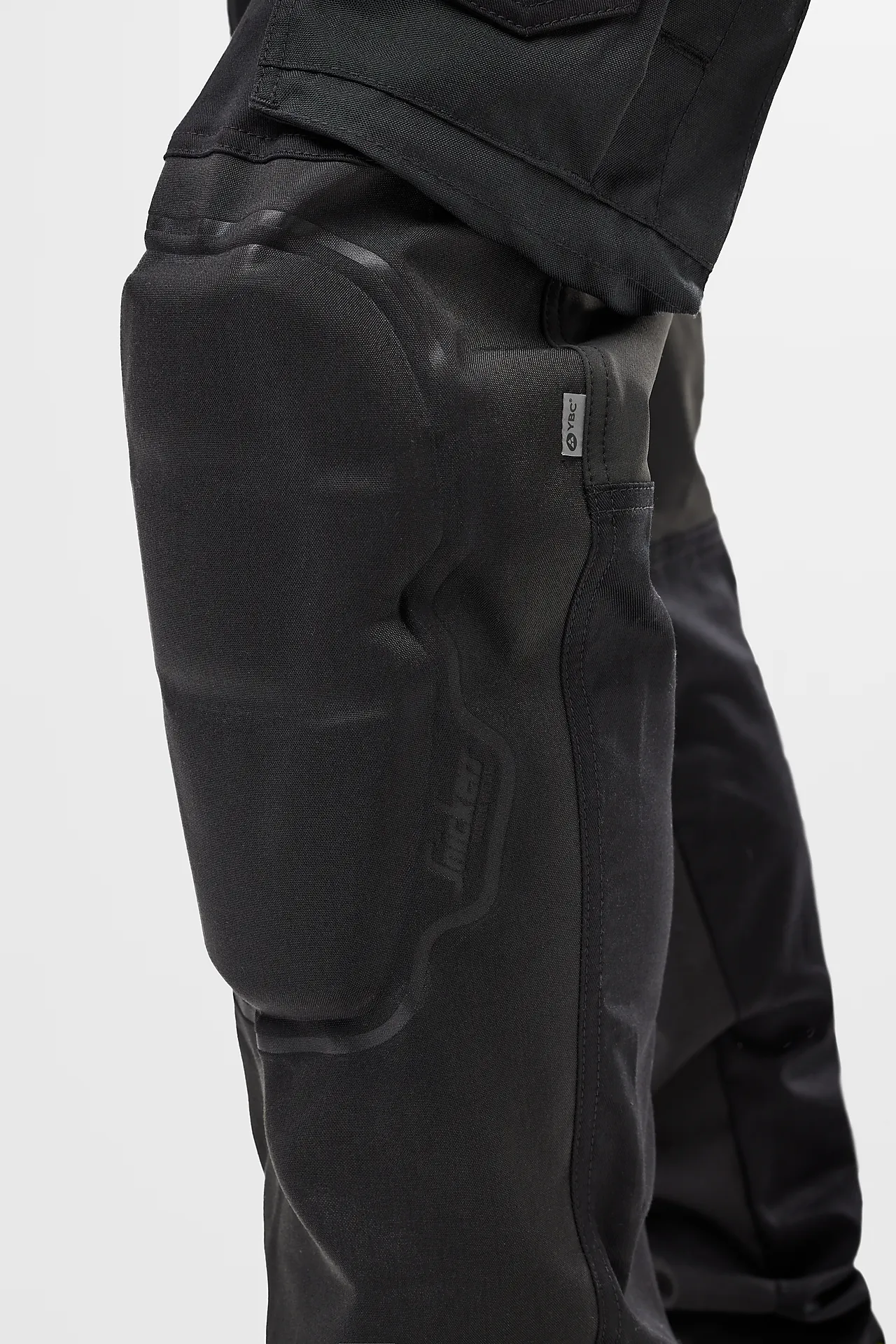 Arbeidsbukse sort med kneputer str 92 null - null - 3 - Miniatyr