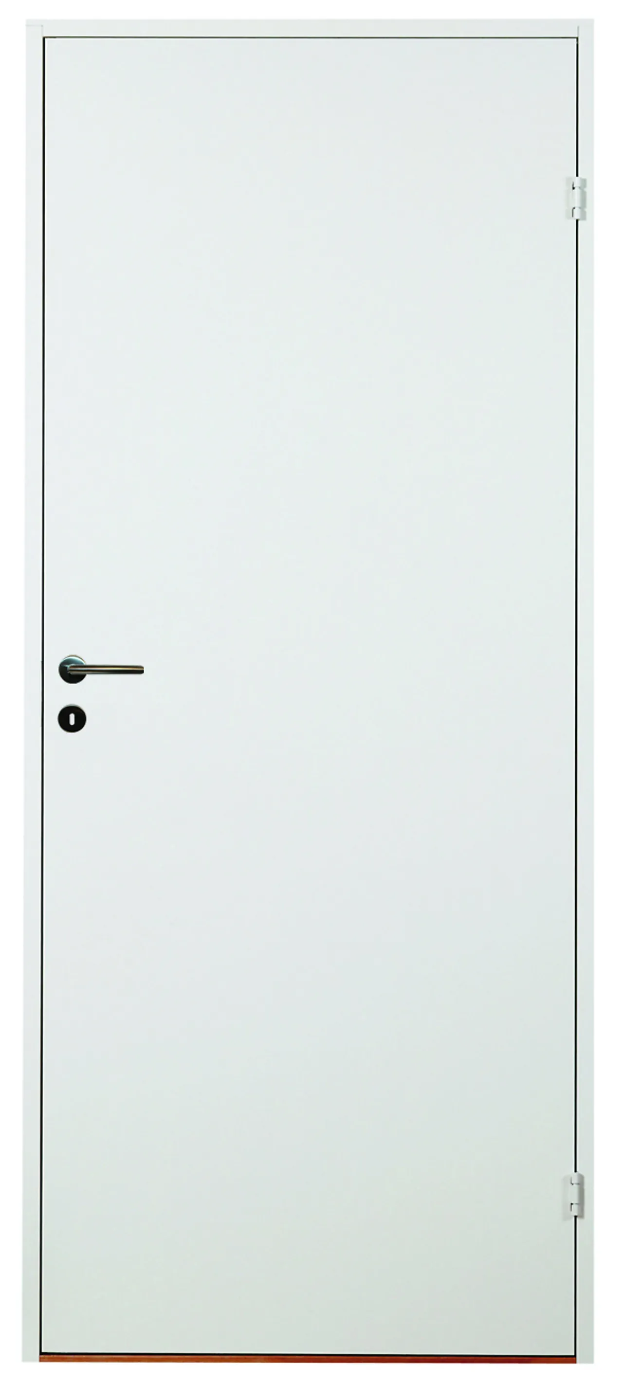 Innerdør slett lett 80x200 dørblad slett lett hvit