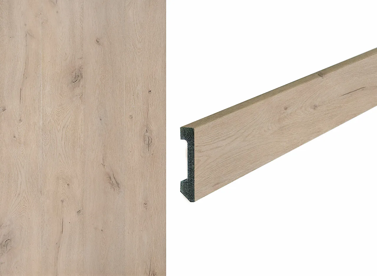 Gulvlist vinyl 17 stk 2400X13X58 mm Forest