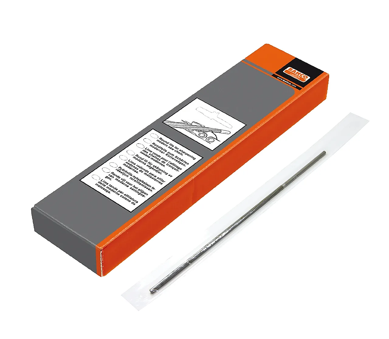 Sagkjedefil rund 168 4.8 1p bahco 168-8-4.8-1p