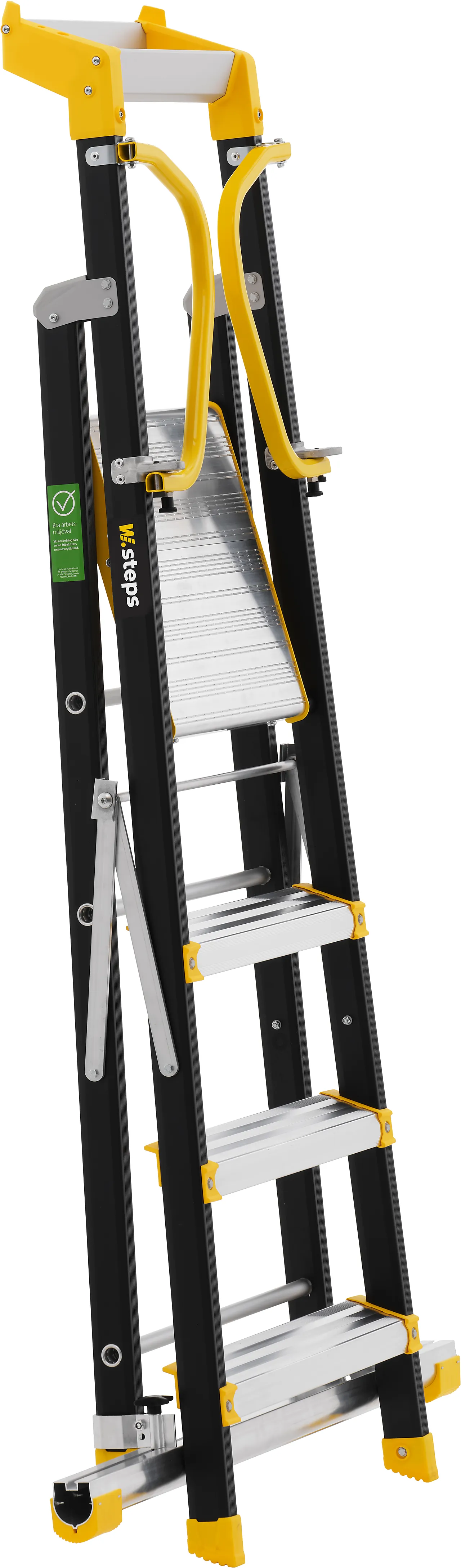 W.steps profftrapp 200P-4 meter med stigefot null - null - 2 - Miniatyr