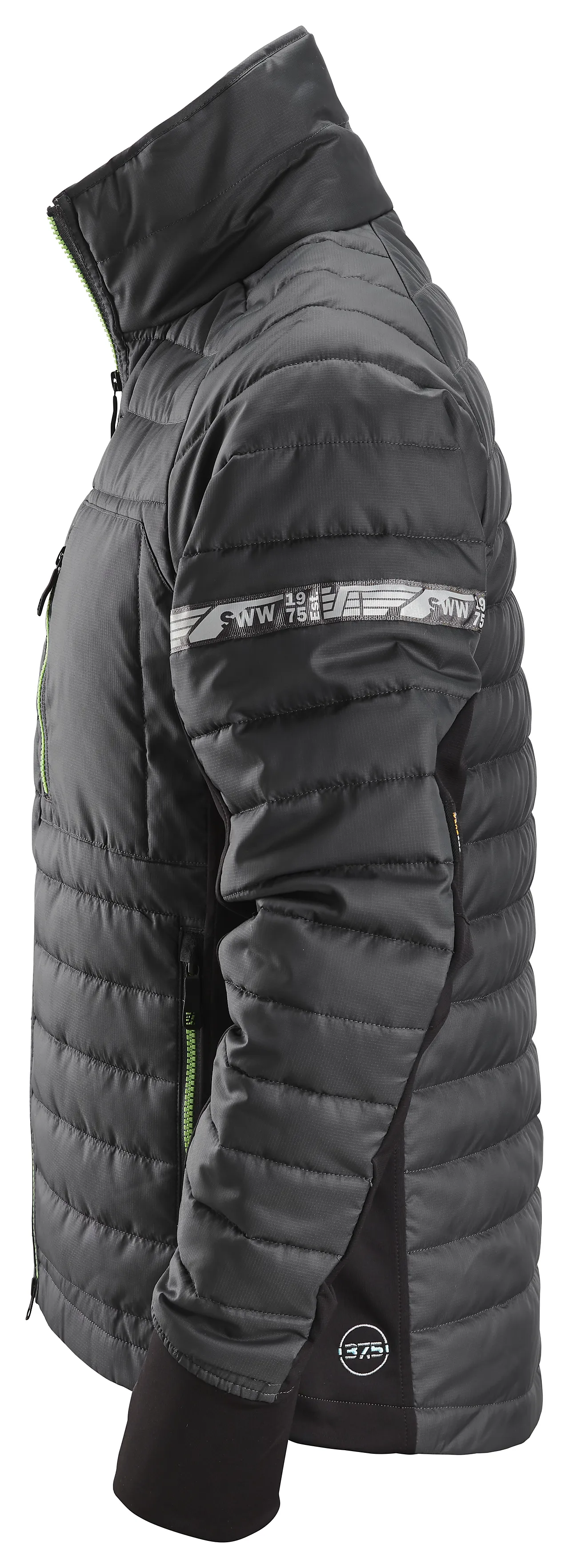 Vinterjakke 8101 mgrå/sor s snickers workwear null - S - 2 - Miniatyr