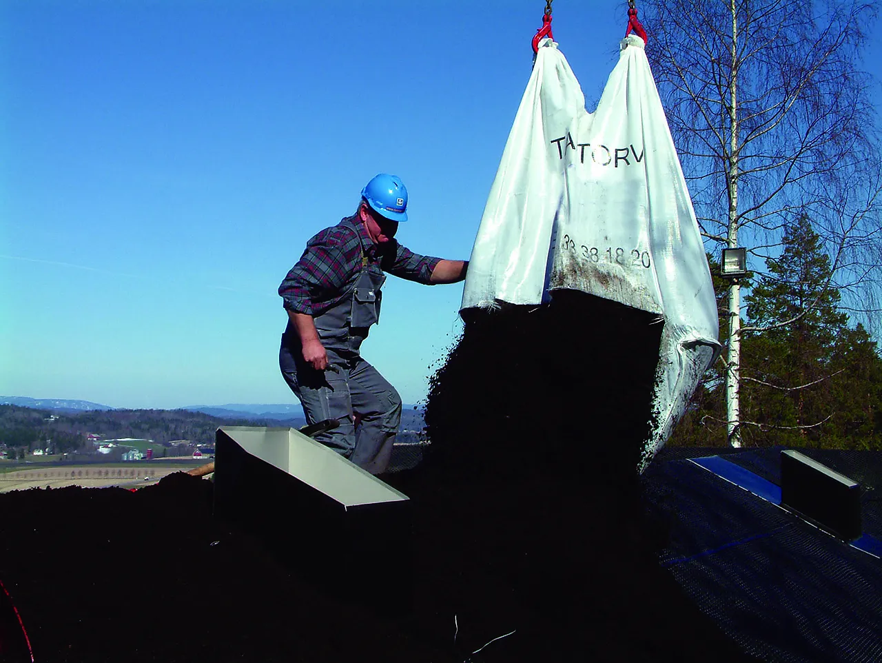 Jordblanding til torvtak 1200 liter