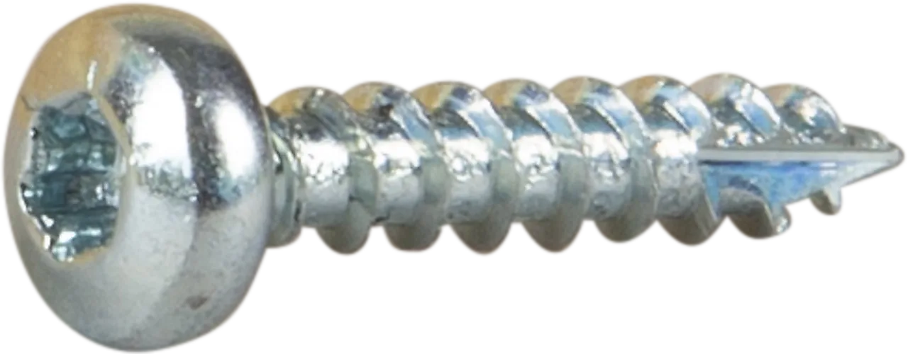 Treskrue innvendig panhode 3x16 mm 200 stk Treskrue innvendig panhode 3x16 mm 200 stk