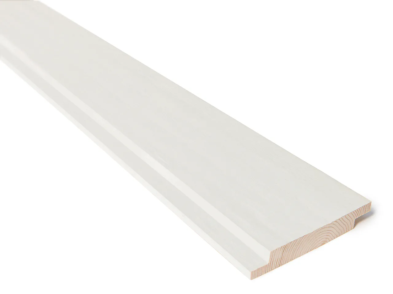 Gran 19x123 df tett malt hvit dobbelfals tett mellomstrøk null - null - 2 - Miniatyr