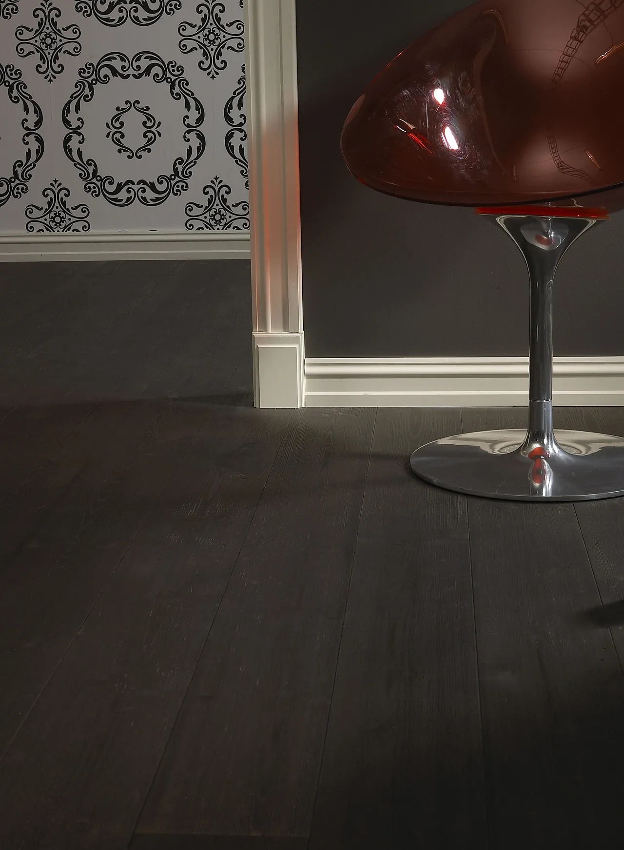 Dekorkloss bunn furu hvitmalt NCS S0502 Y 25x075x115 null - null - 2 - Miniatyr