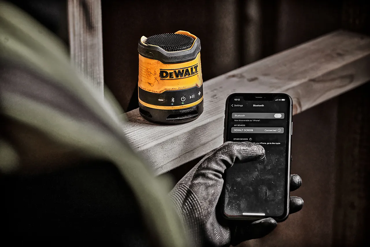 DEWALT USB-C DCR009 Høyttaler med Bluetooth funksjon null - null - 3 - Miniatyr