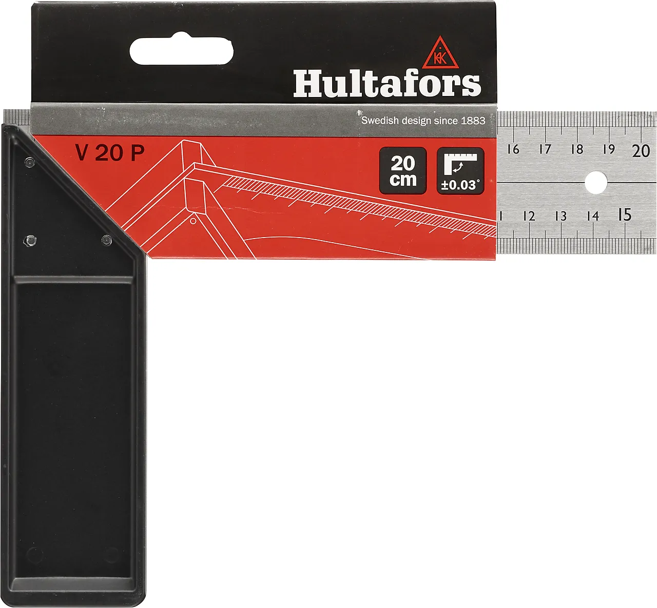 Vinkel proff V20P 20 cm null - null - 2 - Miniatyr