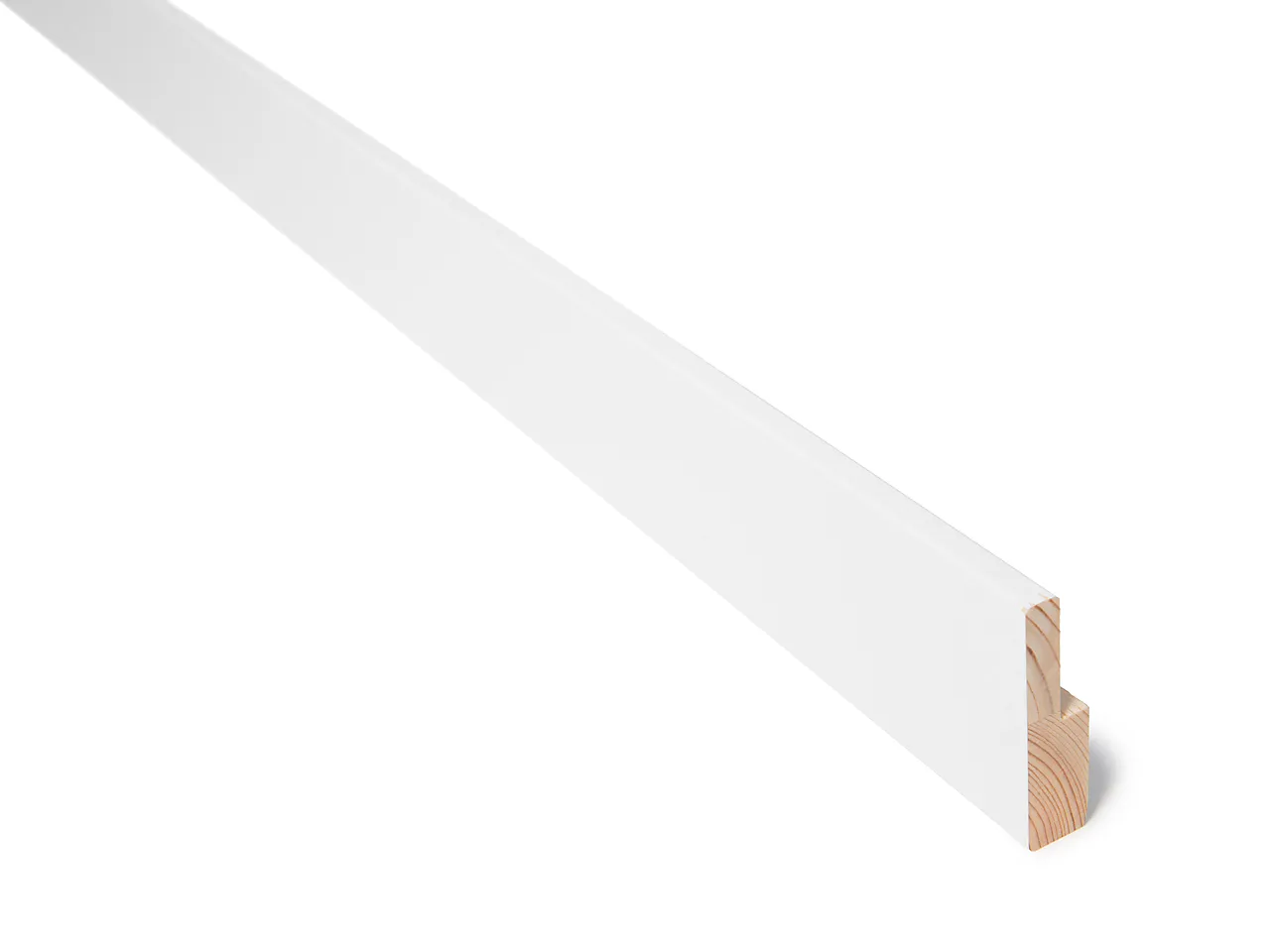 Utforing 18x070x2400 mm laminert furu, fjær 35 mm - malt S0500-N