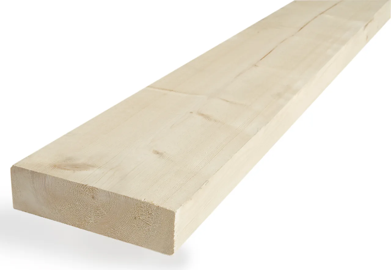 Konstruksjonsvirke gran 48x098x3900 mm C24 FL