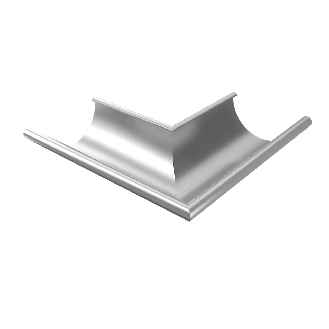 Rennevinkel til takrenne 125 mm utvendig 90 grader ubehandlet Rennevinkel til takrenne 125 mm utvendig 90 grader ubehandlet