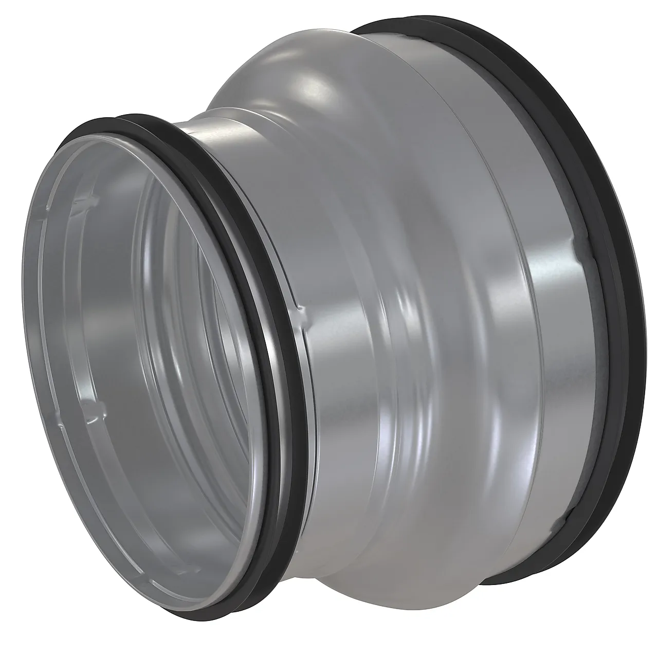 Reduksjon med pakning Ø 160/100 mm