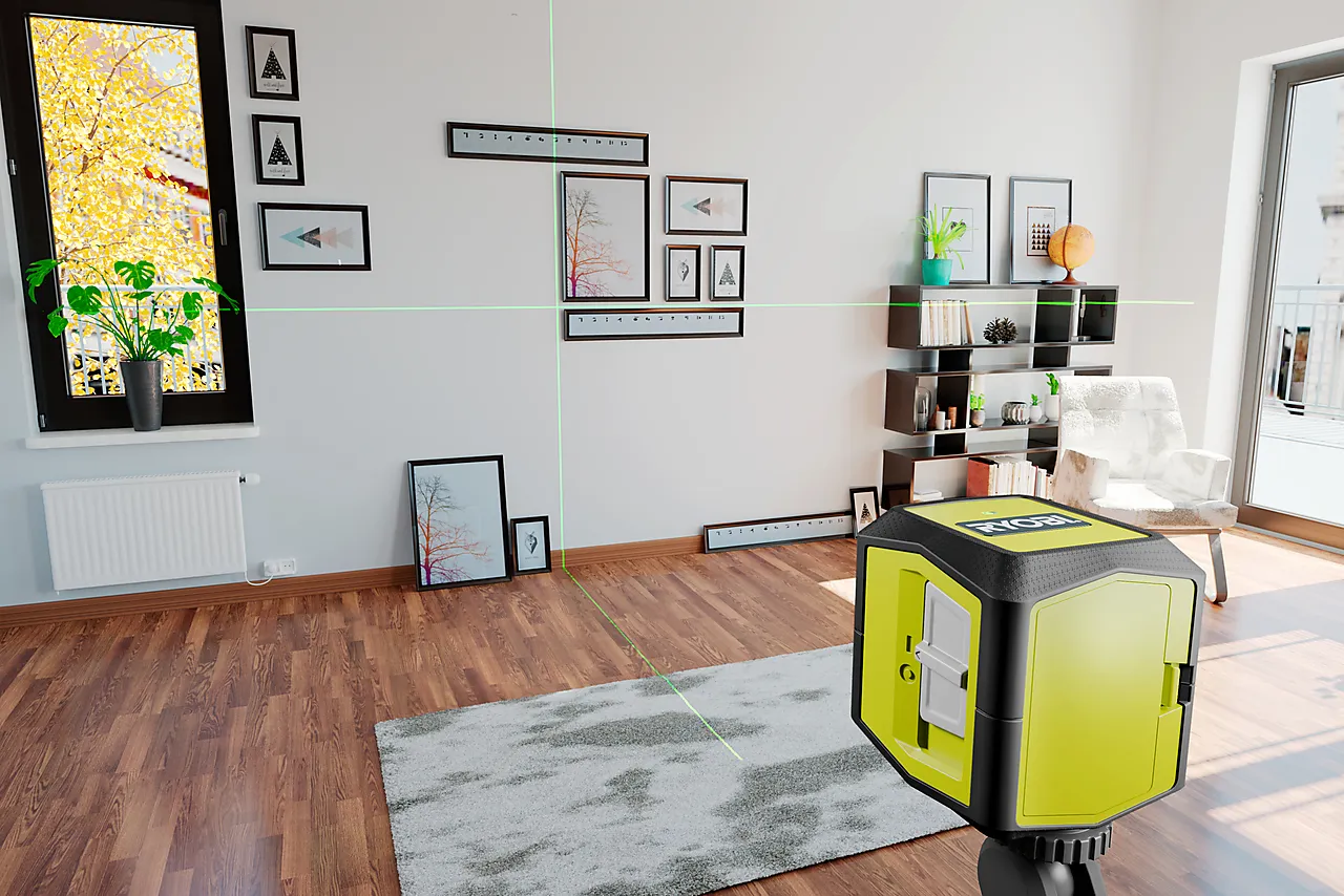 Krysslaser RBCLLG1 grønn 15 meter null - null - 2 - Miniatyr