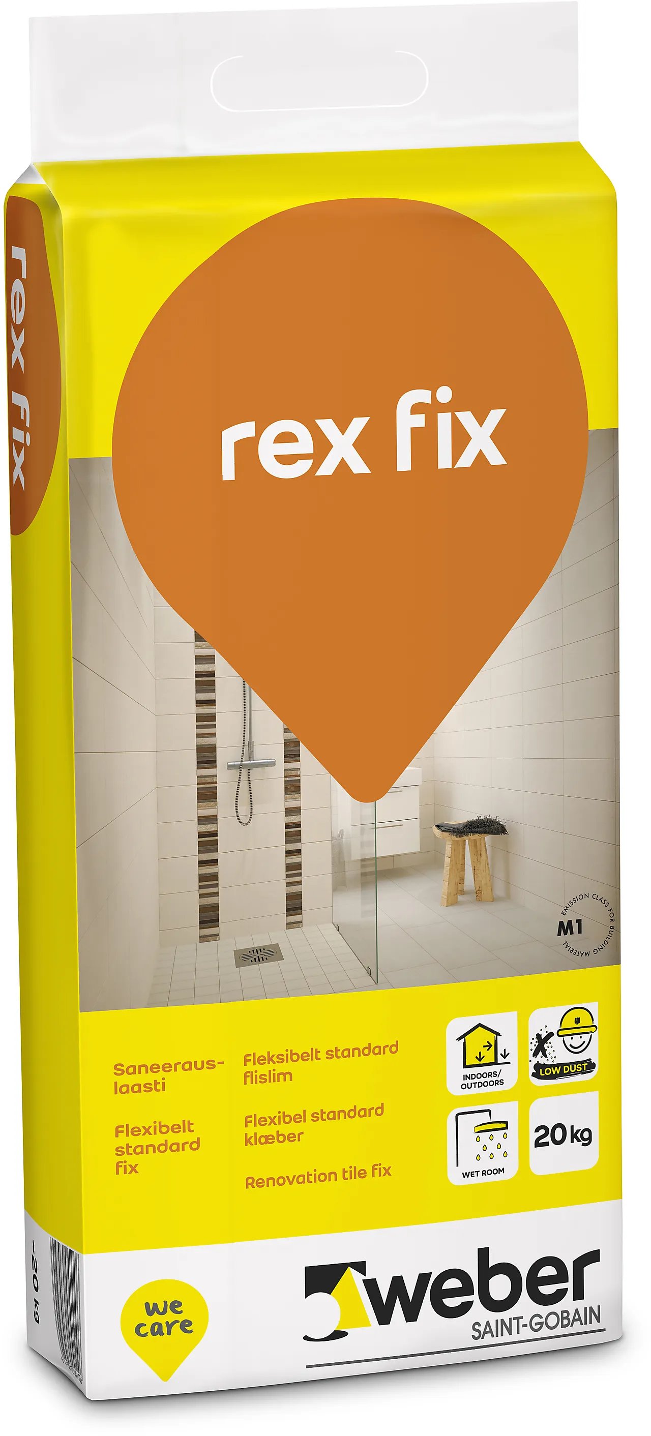 Weber rex fix flislim 20kg