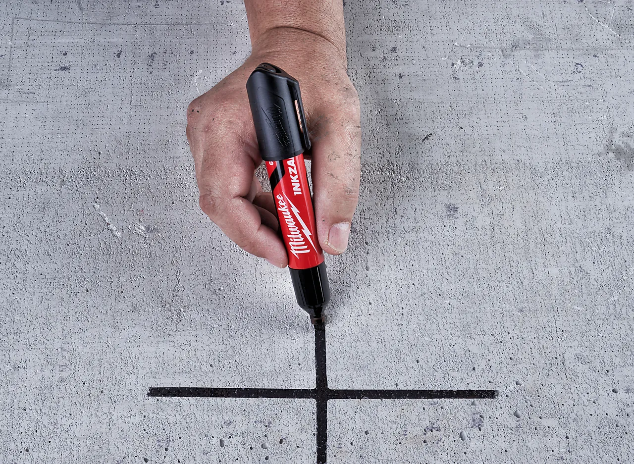 Milwaukee merkepenn L spiss sort 3P null - null - 2 - Miniatyr