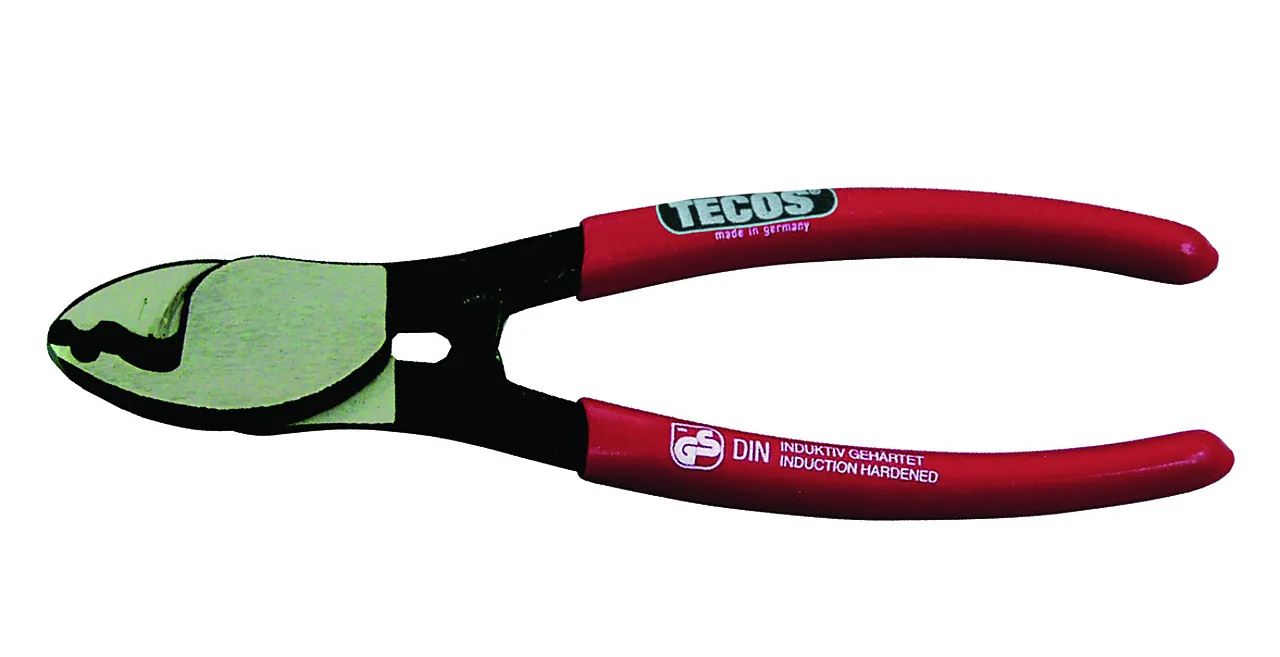 KABELSAKS 160 MM RØDT PVC HÅNDTAK KABELSAKS 160 MM RØDT PVC HÅNDTAK