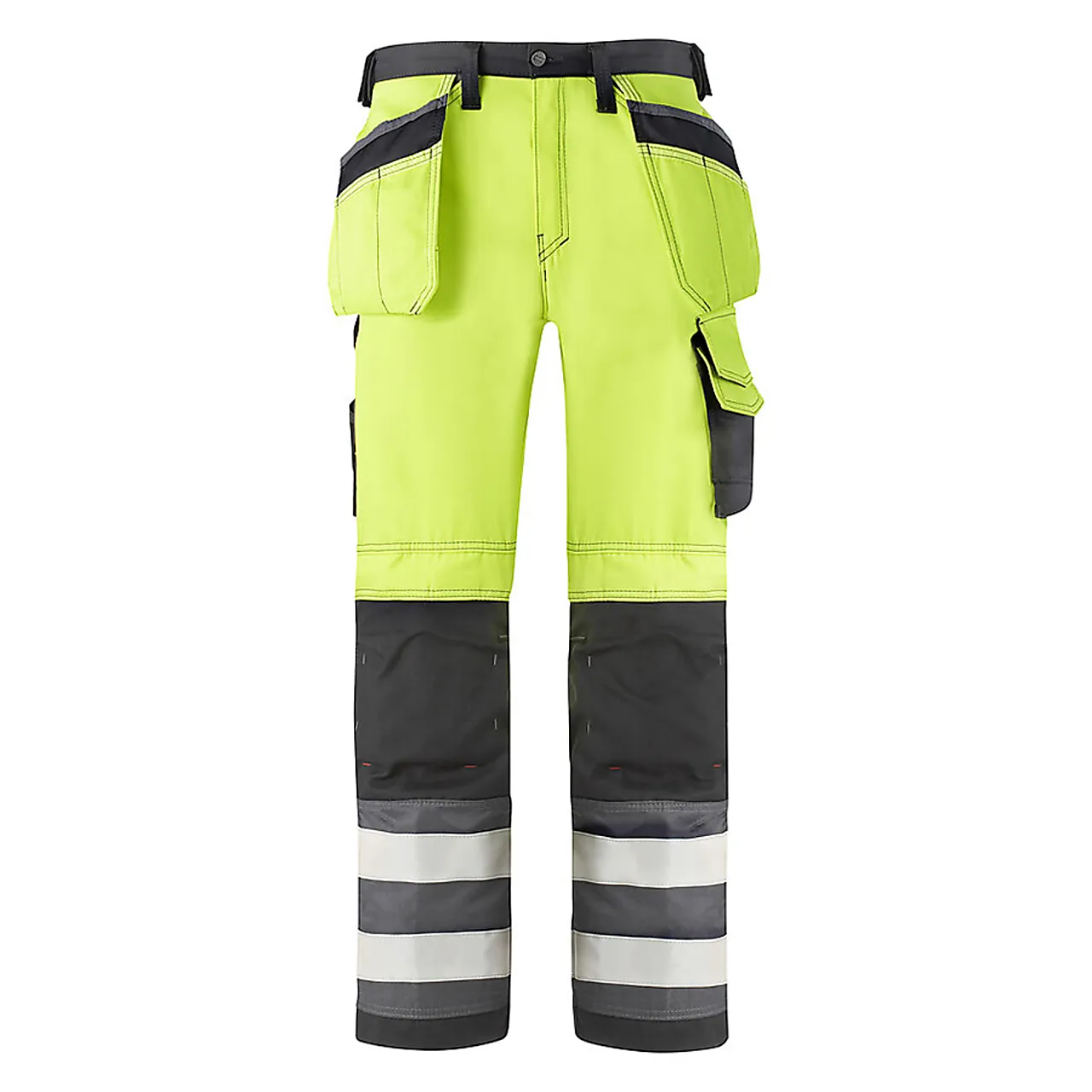 Håndverksbukse 3233 High Vis kl.2gul/sort str 144 null - null - 2 - Miniatyr
