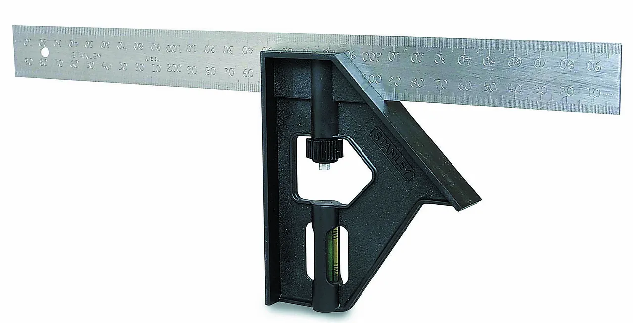 Kombinasjonsvinkel 300 mm vater 360° libelle Kombinasjonsvinkel 300 mm vater 360° libelle