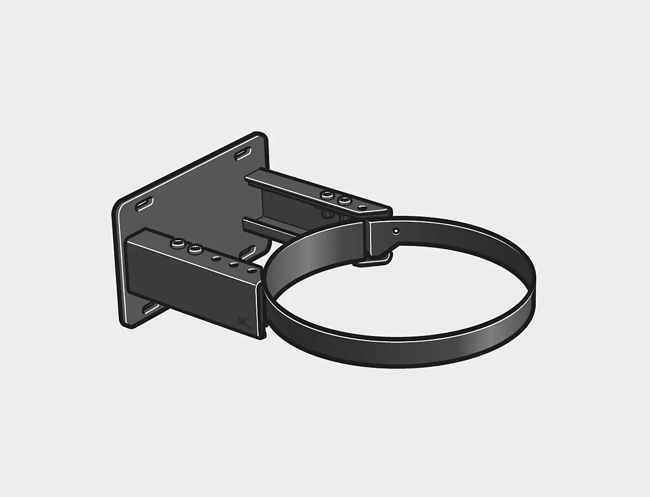 Ext- oppheng feste 230 75-200 sort