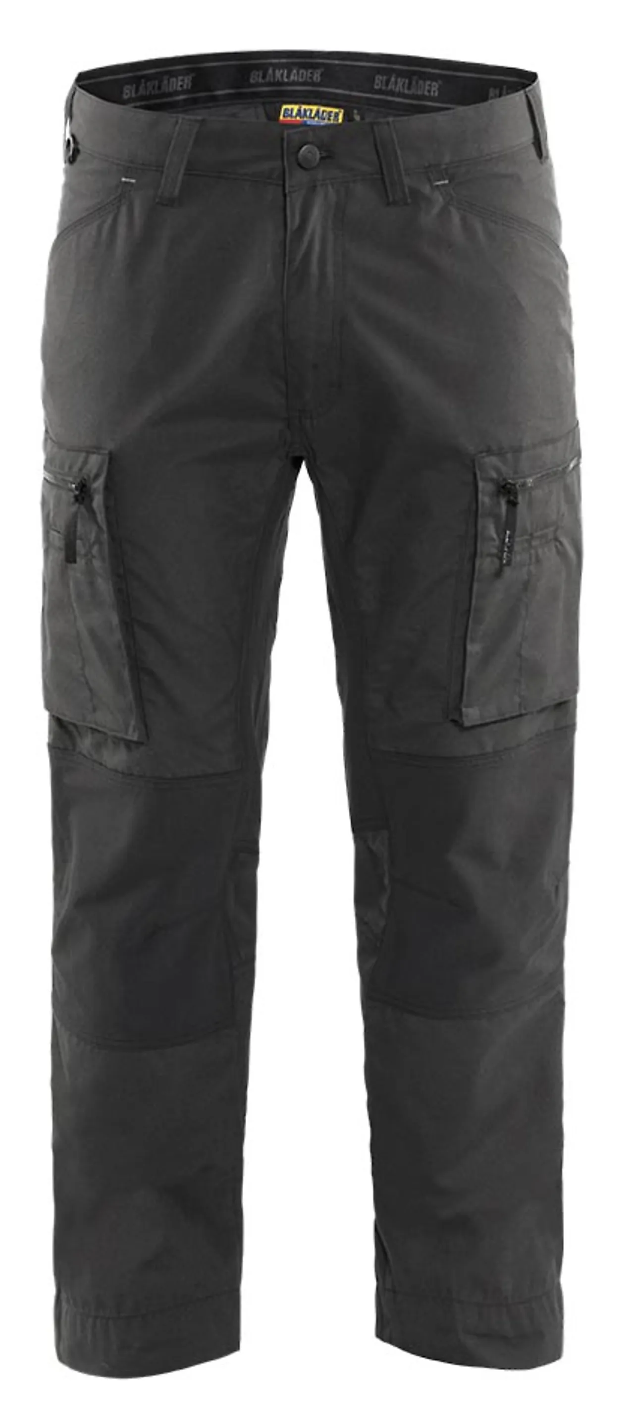 Servicebukse 145918459899c54 med stretchpaneler mørkegrå/svart Servicebukse 145918459899c54 med stretchpaneler mørkegrå/svart