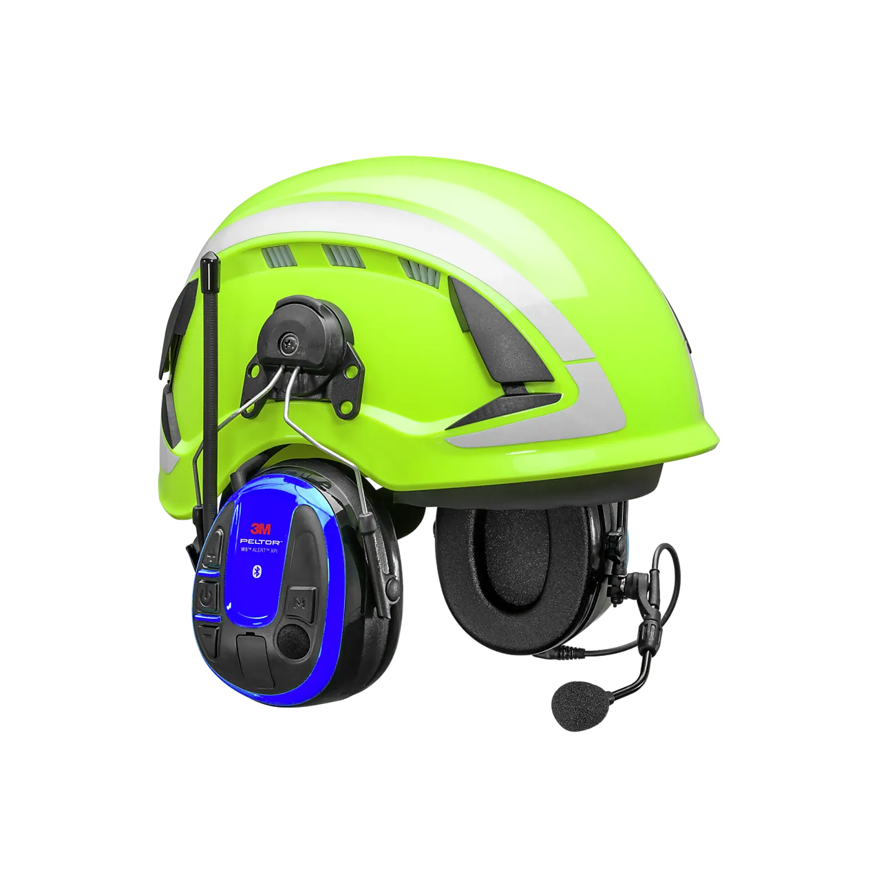 Hørselvern XPI hjelm med mobilapp, lader og batteri