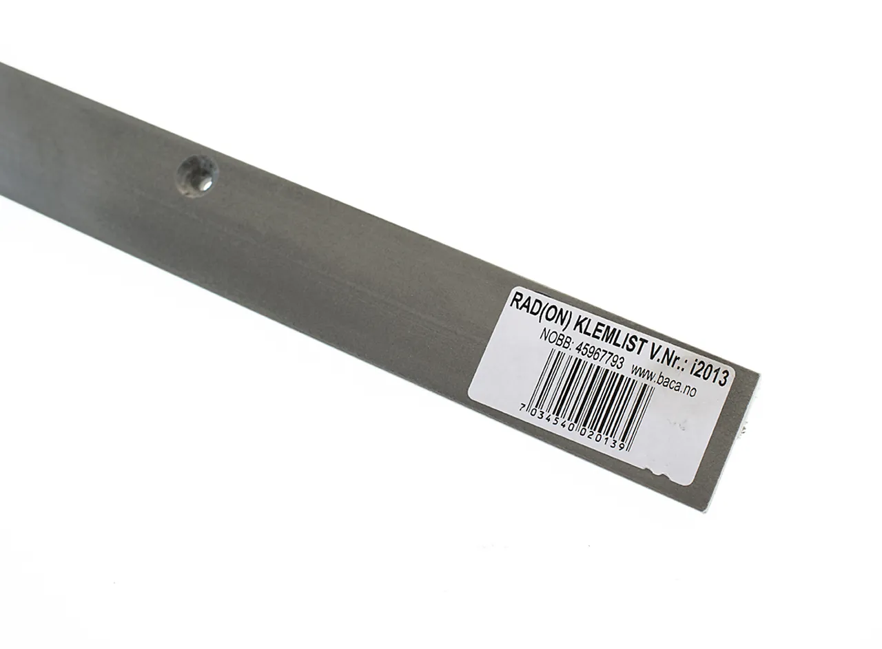 Radon Klemlist 32mm x 10mm x 2 meter Radon Klemlist 32mm x 10mm x 2 meter