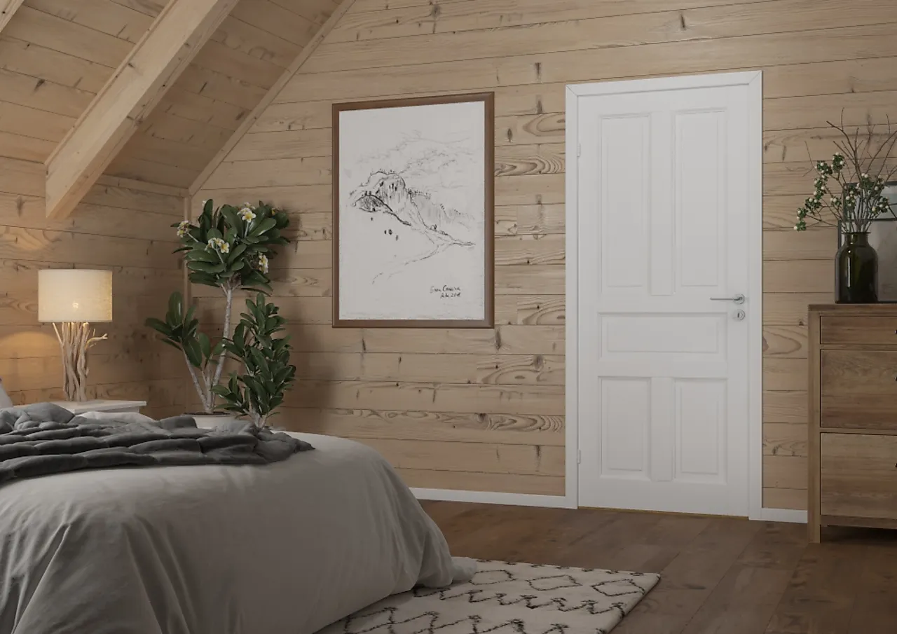 Dør 9x21 eirin malt hv scan u/karm null - null - 2 - Miniatyr