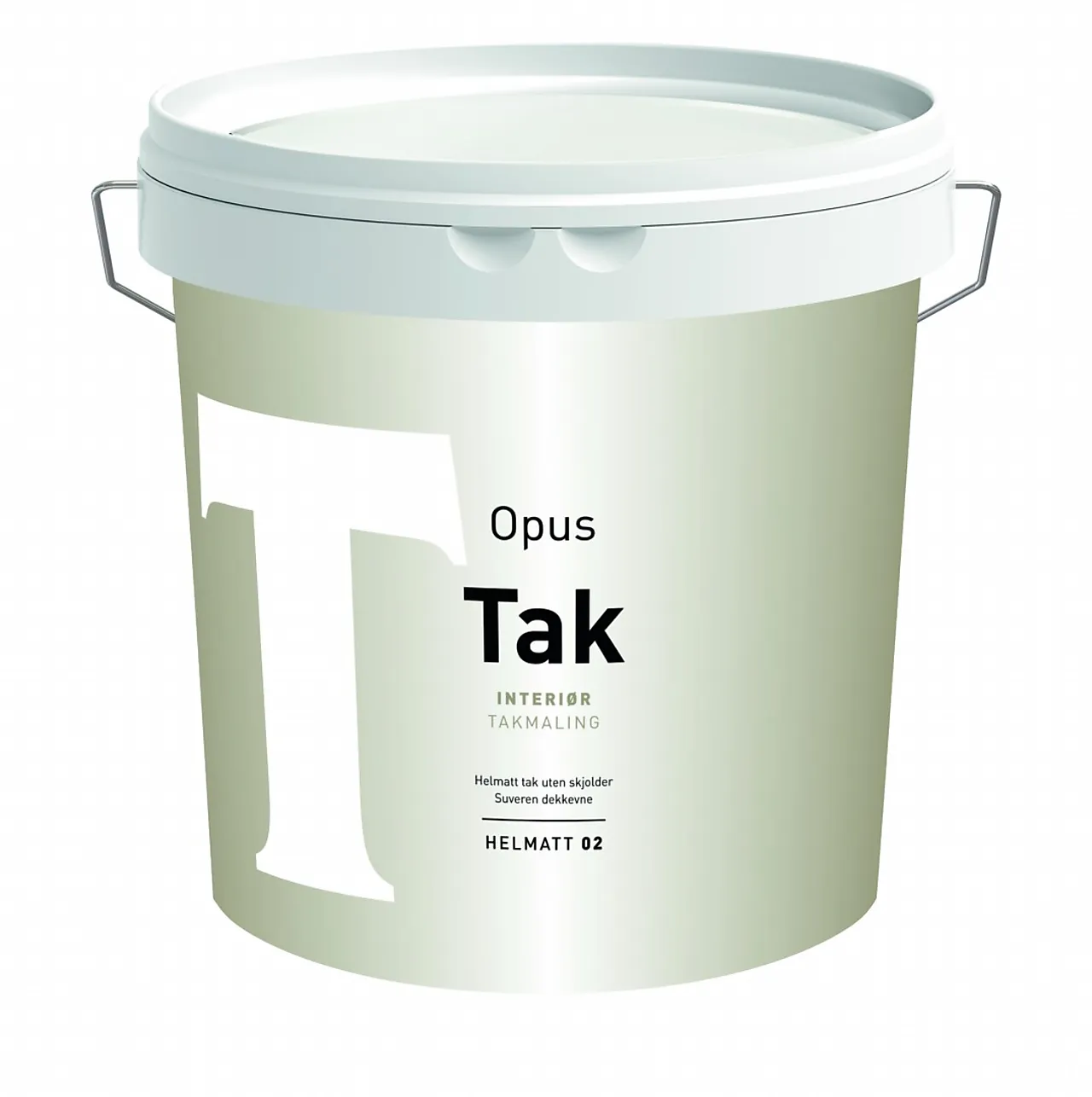 Takmaling 02 interiør helmatt hvit 2,7 l