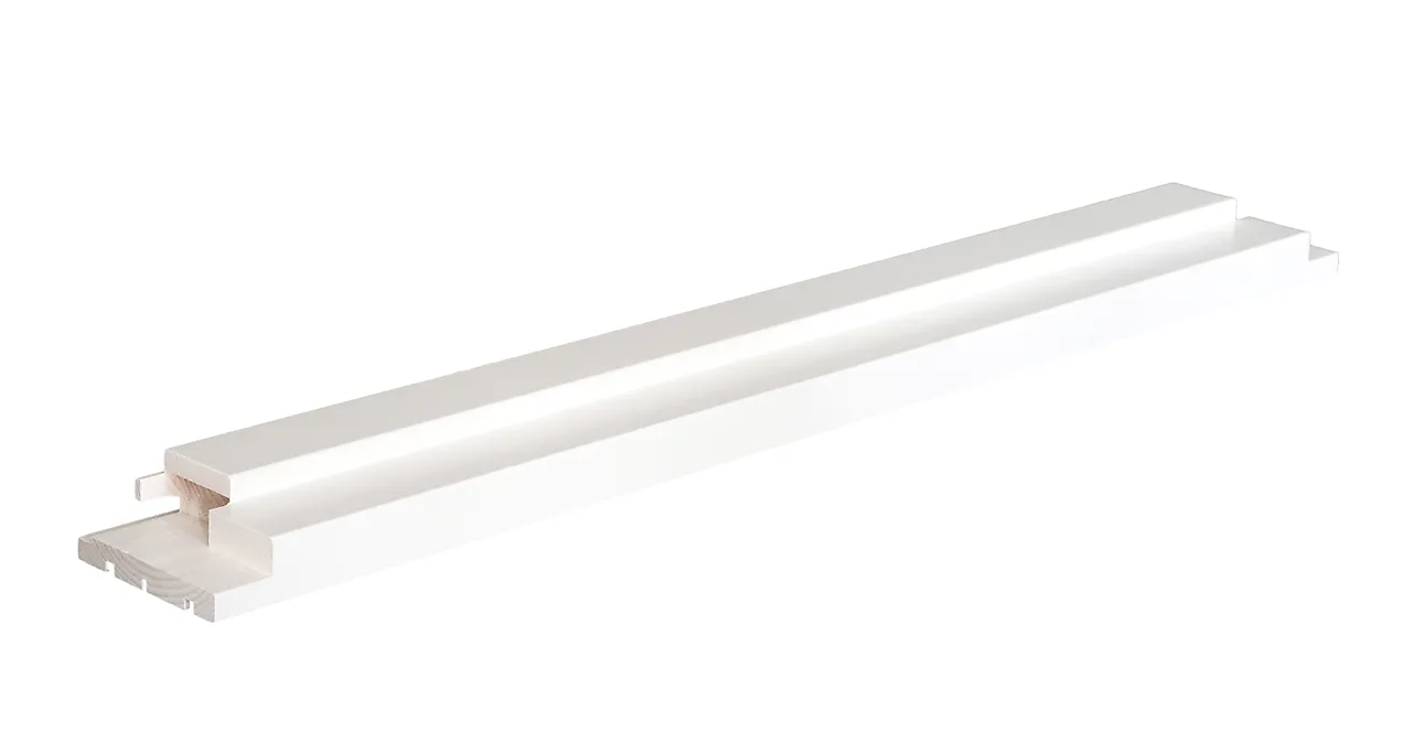 Karm toppstykke 70cm topps for innerdør hvit