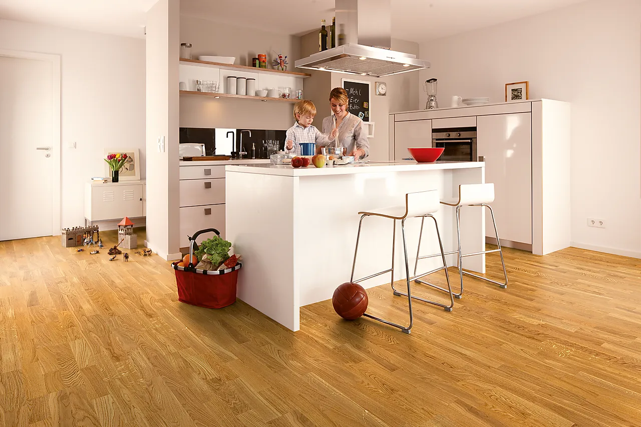 Parkett Eik Andante 3-stav Live Matt lakk