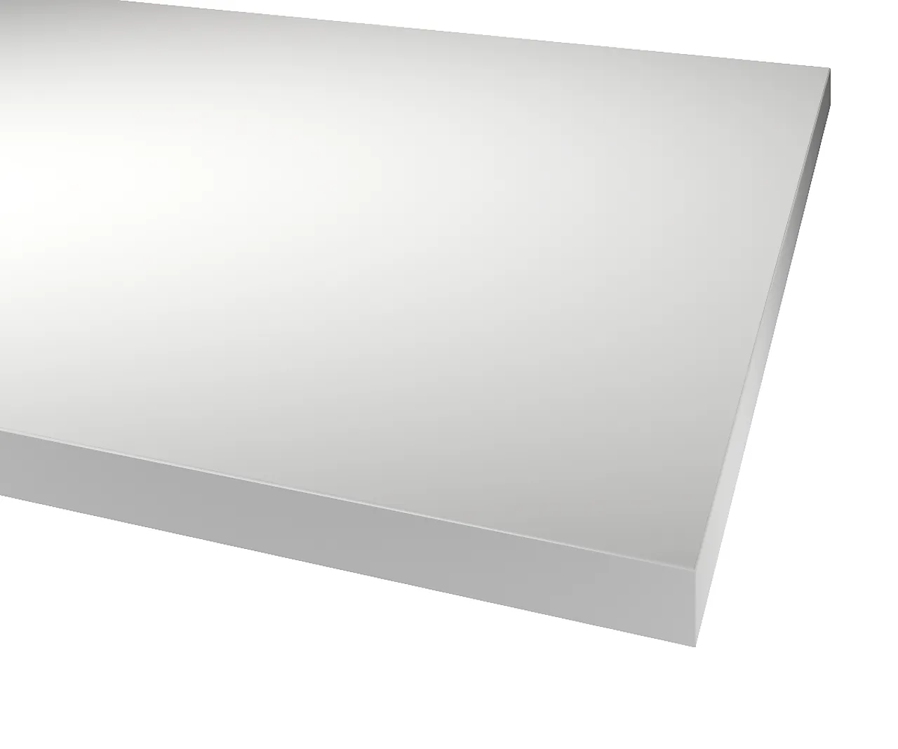 Benkeplate ABS 29x3020x610 mm basic white