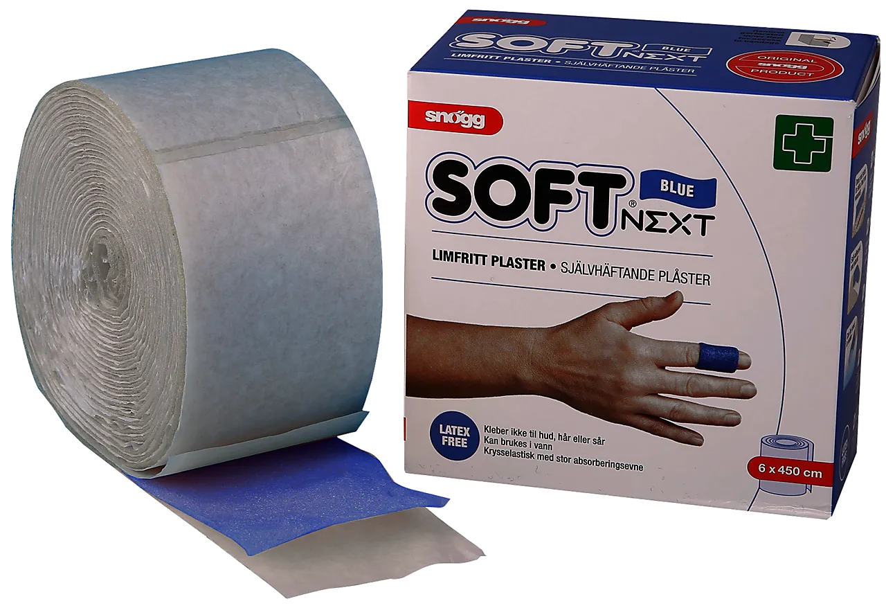 Plaster limfritt blå 6 cm x 4,5 meter null - null - 2 - Miniatyr