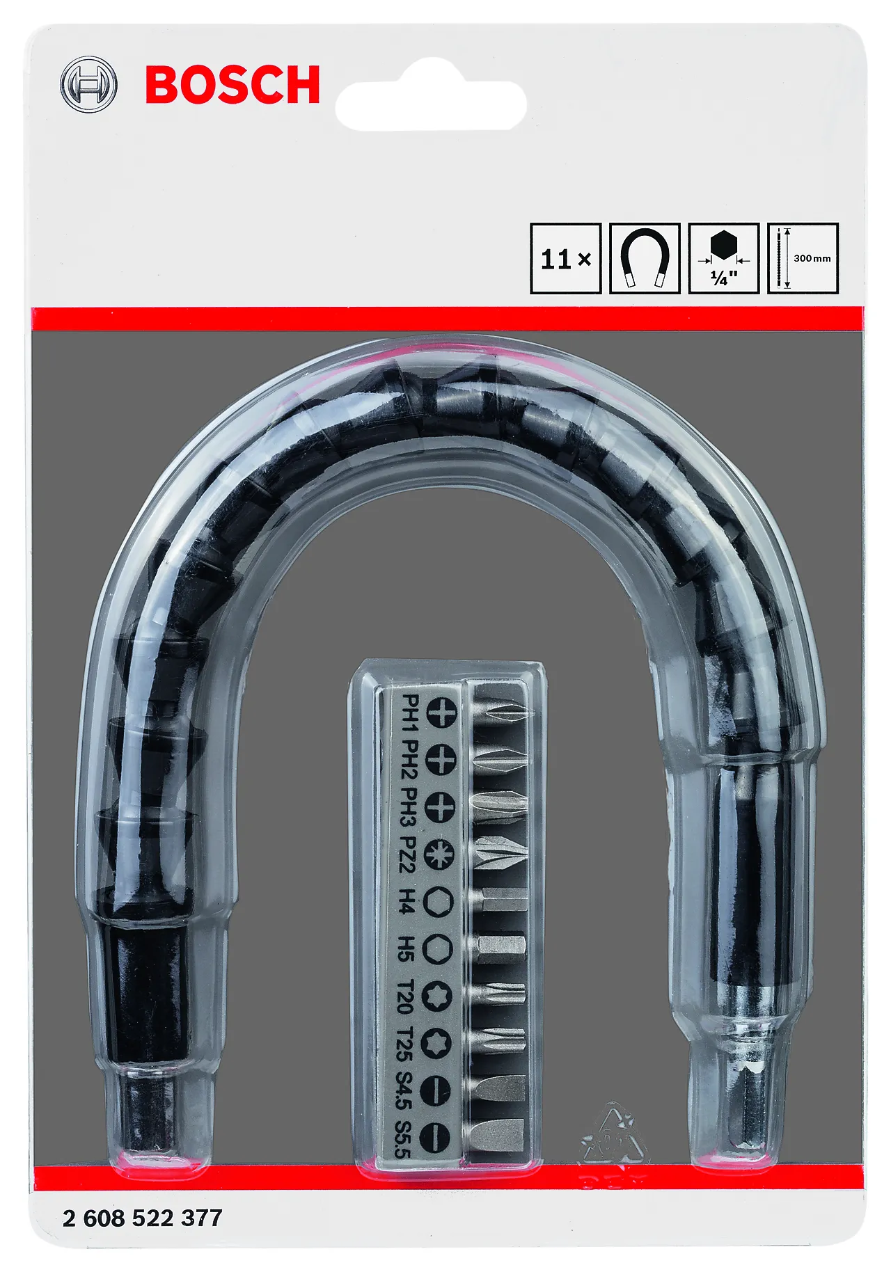 Bitssett m/fleksibel bitshold er 300 mm null - null - 2 - Miniatyr