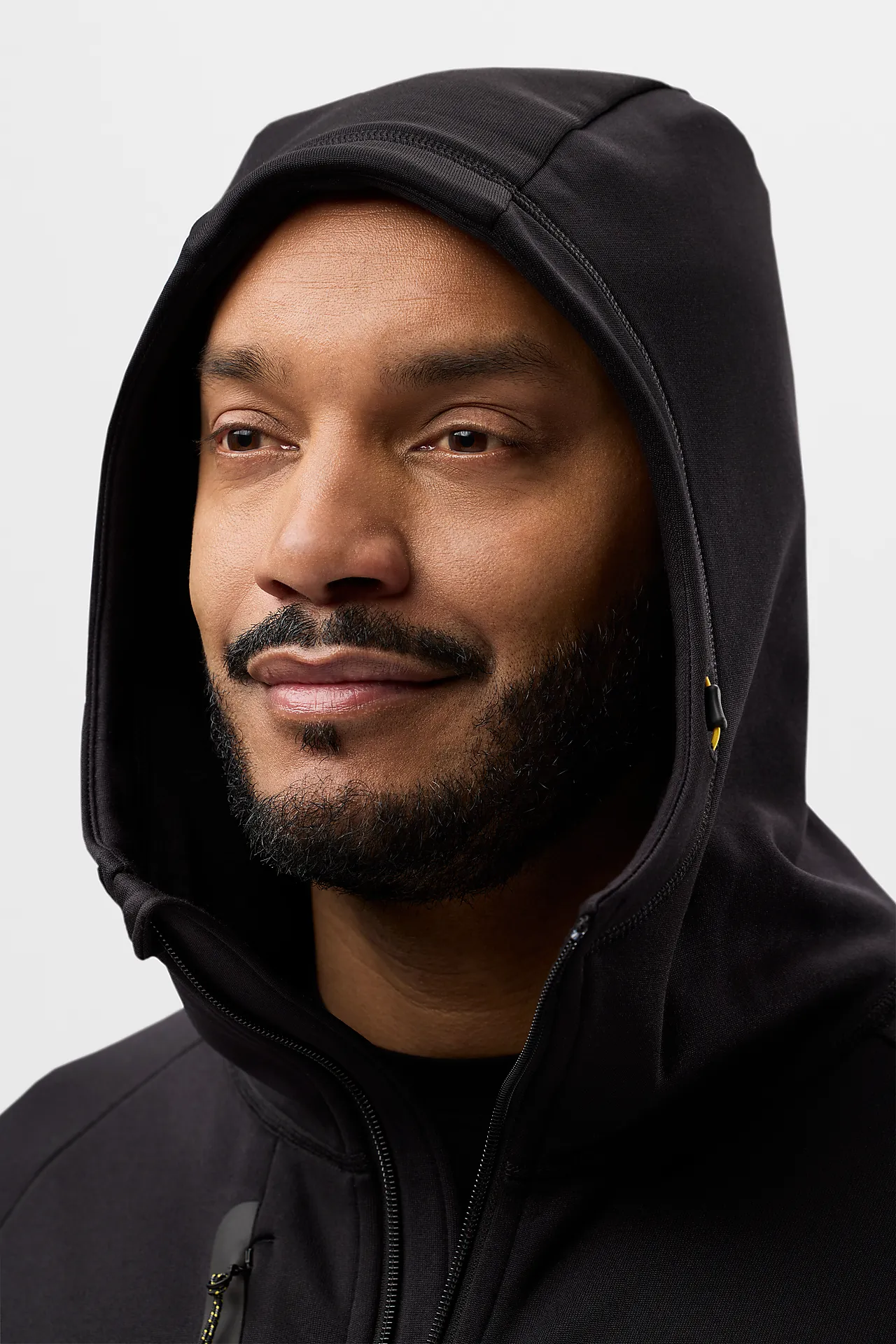 Jakke 8026 m/hette sort XXL null - XXL - 2 - Miniatyr