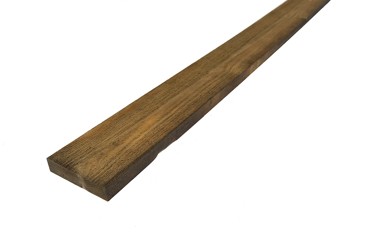 Kledning rektangulær furu 22x98 mm brun null - null - 2 - Miniatyr