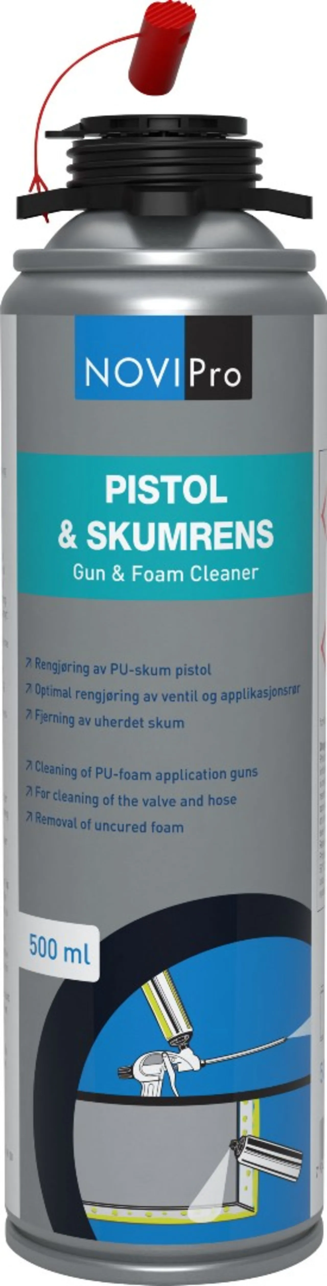 Pistol & skumrens 0,5l Pistol & skumrens 0,5l