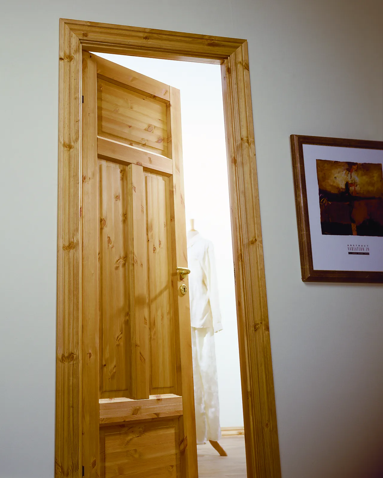 Dør Tradition 04N 80x200 cm ubehandlet null - 80x200 - 3 - Miniatyr