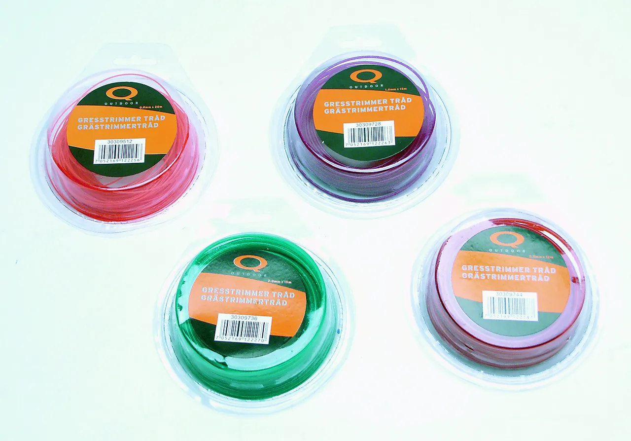 Kuttetråd til gresstrimmer 0,9 mm x 20 meter
