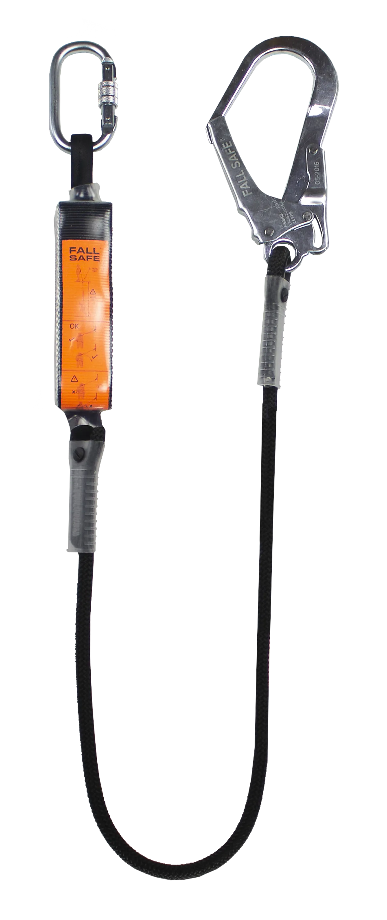 Falldemperline med stillaskrok 1,5 meter Falldemperline med stillaskrok 1,5 meter