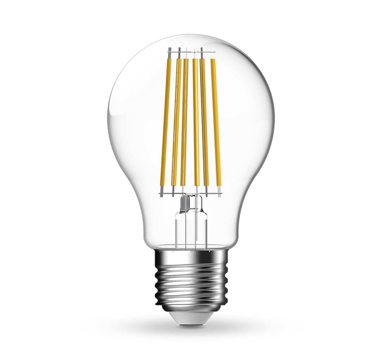 Lyspære led globepære flameswitch E27 7 Watt