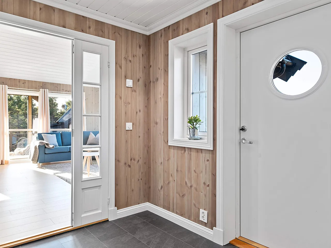 Taklist furu profilert hvit bomull S0502-Y 21x65 mm null - null - 2 - Miniatyr