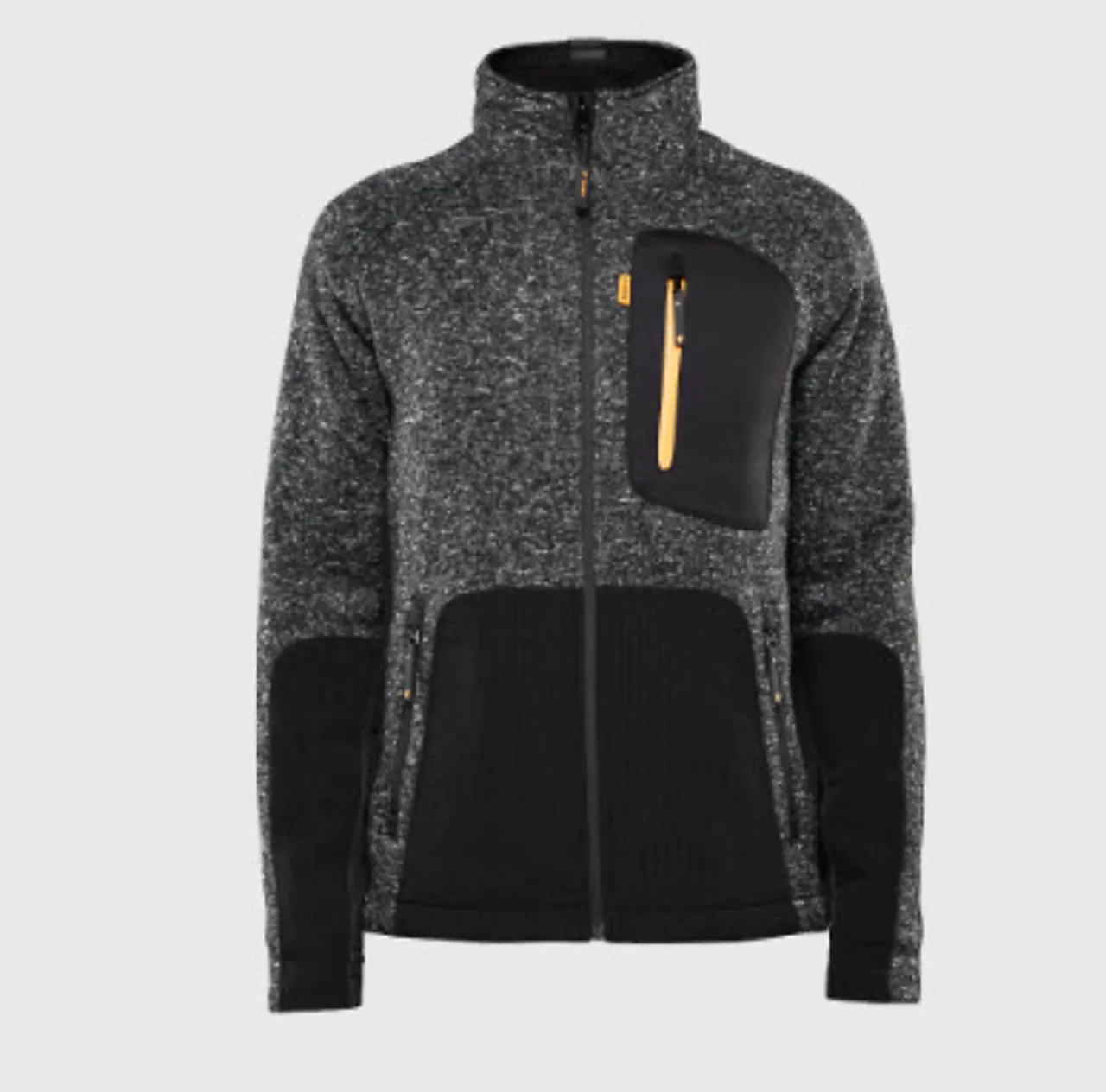 Classic fleecejakke str L strikket m/ kevlar forsterkninger Classic fleecejakke str L strikket m/ kevlar forsterkninger