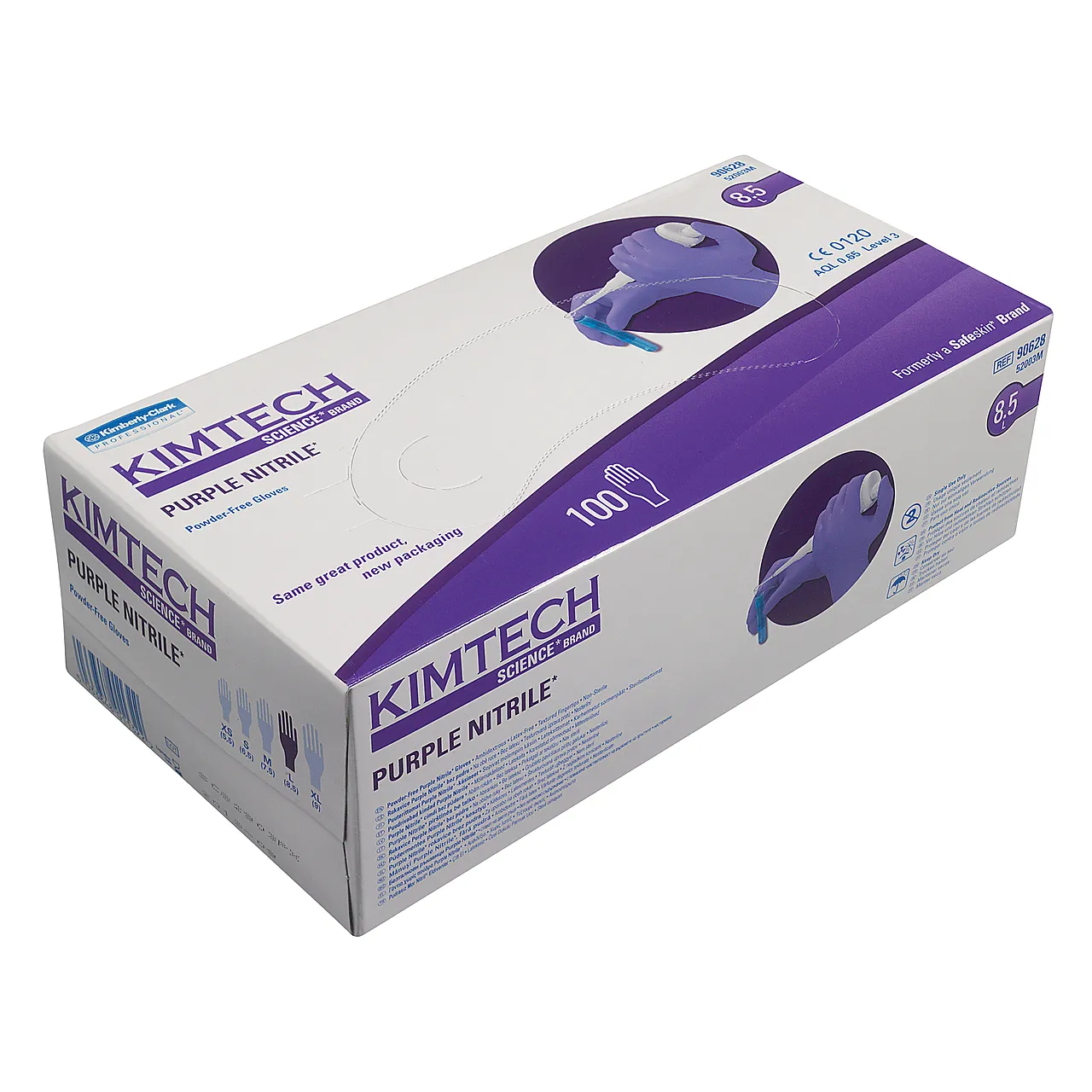 Hanske nitril lilla 242 mm kimberly-clark 114.440-xl XL null - XL - 2 - Miniatyr