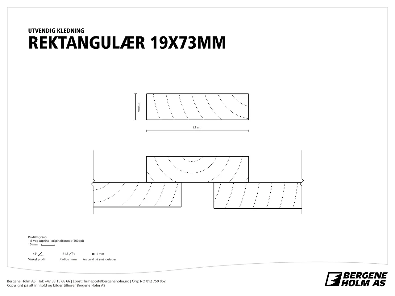 Furu 19x073   tryr solbrun kledning rektangulær beh cu-imp null - null - 2 - Miniatyr