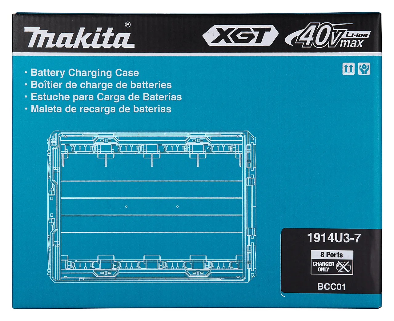Batterilader 18V/40V 1914U3-7 null - null - 3 - Miniatyr