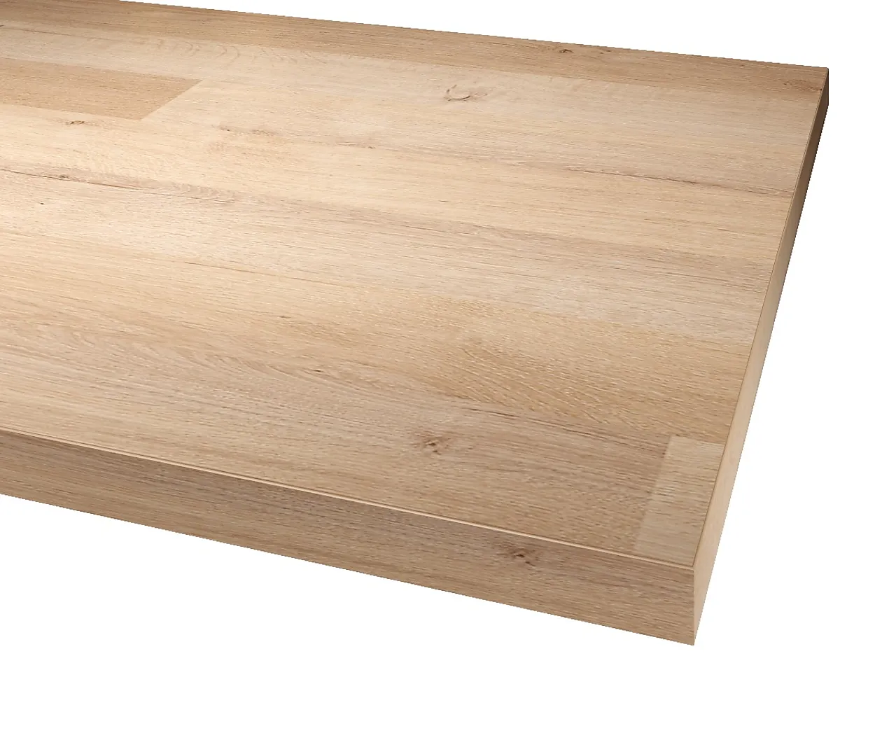 Benkeplate eik natural rettkant 26x610x3020 mm null - null - 2 - Miniatyr