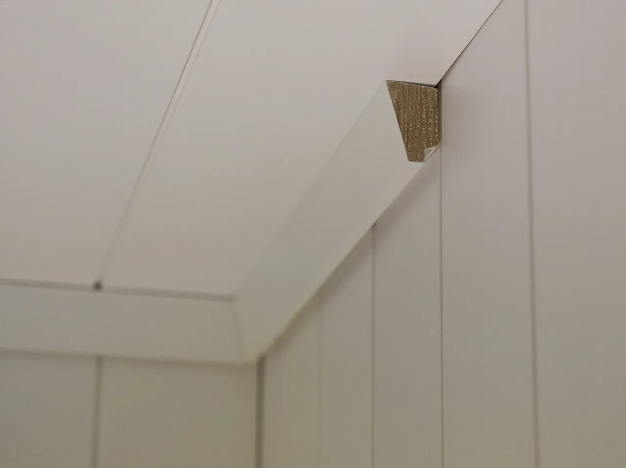 Taklist furu enkelskygge hvit bomull S0502-Y 21x34x4400 mm null - null - 3 - Miniatyr